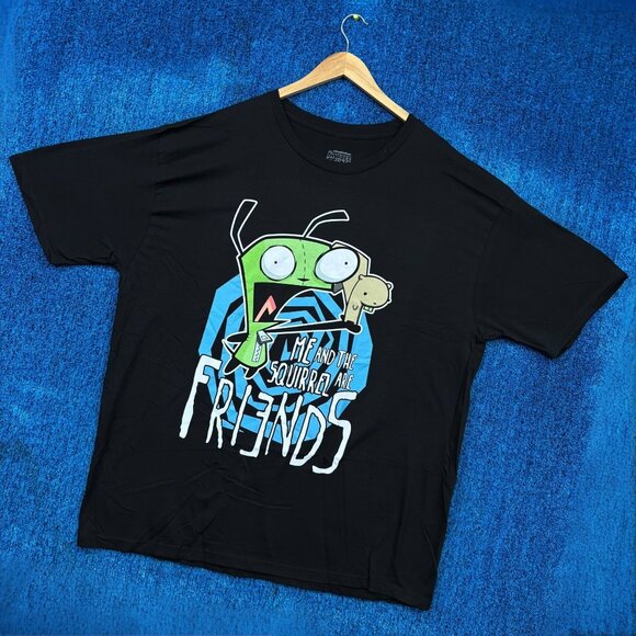 Nickelodeon Invader Zim “Me and the Squirrel are Friends” Graphic T-Shirt Size X - Picture 3 of 4